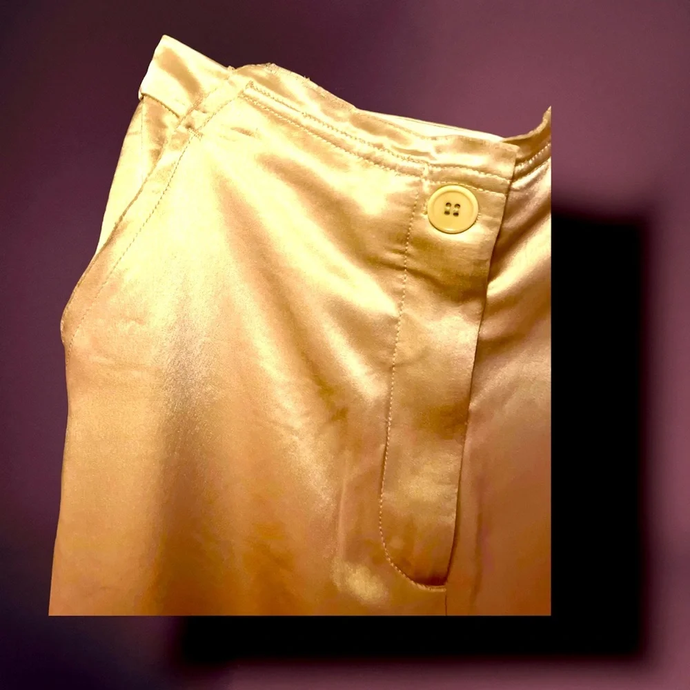 Malene Birger 2023 UNISEX NWOT silken acetate wide leg slacks. 100% authentic - Picture 3 of 7